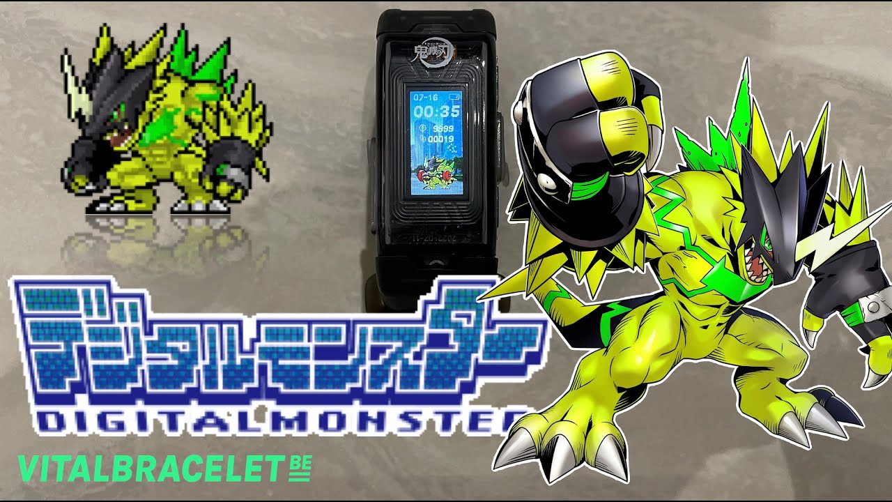 DIGIMON Vital Bracelet BE - BULKMON || BEMemory Digimon Seekers Pulsemon DiM Log 4