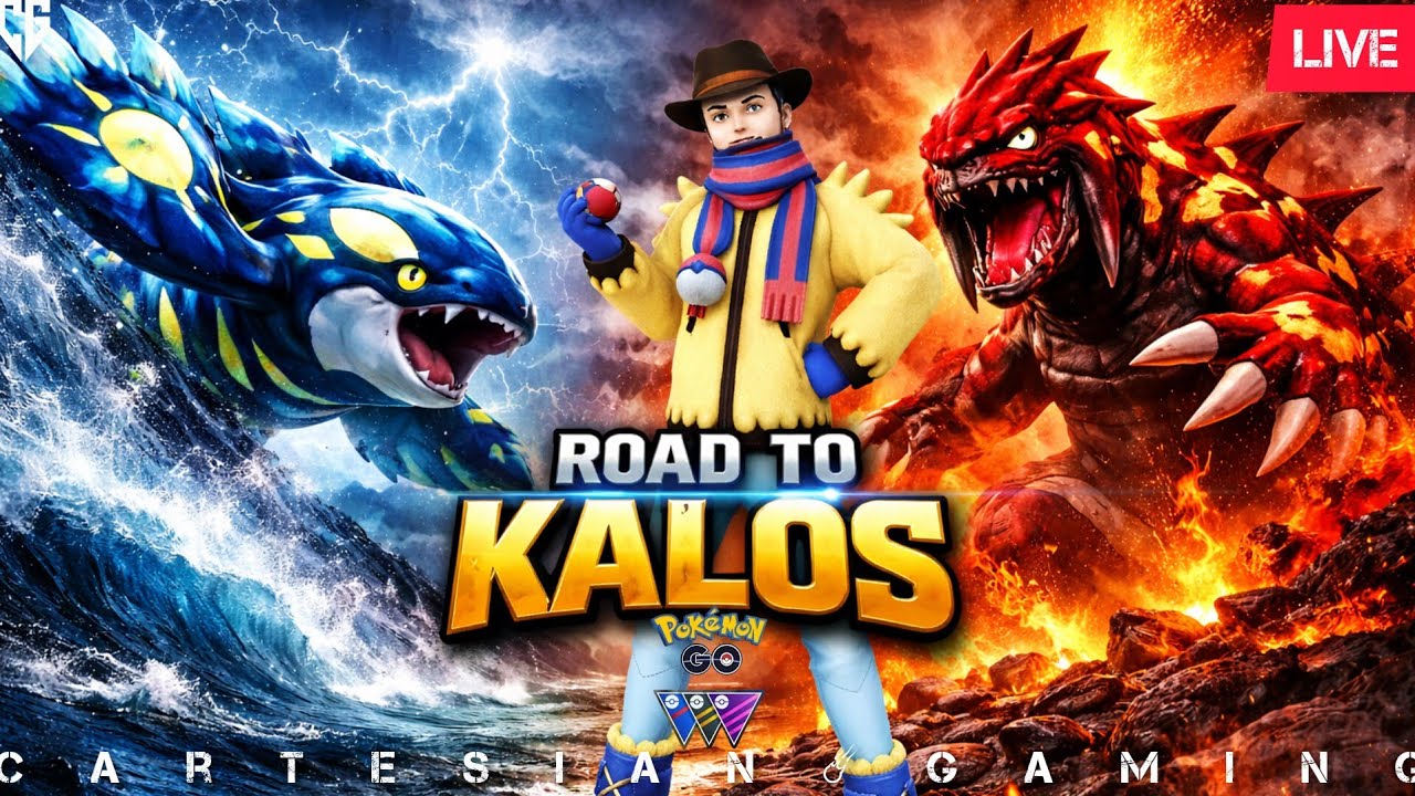 PRIMAL GROUDON & PRIMAL KYOGRE LIVE 🔥🌊 | Kalos Tour Pokémon GO
