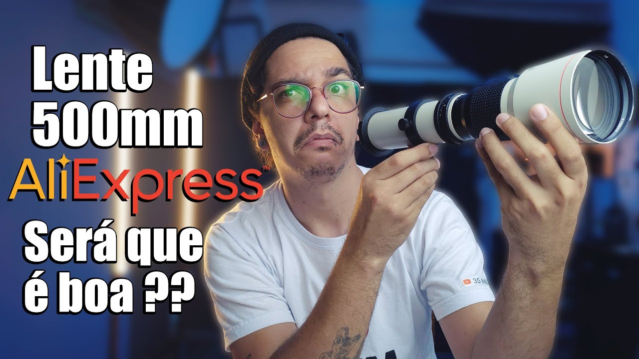 Lente do Aliexpress é boa ? Jintu 500mm f/8.0