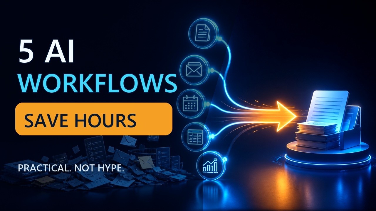 5 AI Workflows That Save Small Businesses Hours Every Week