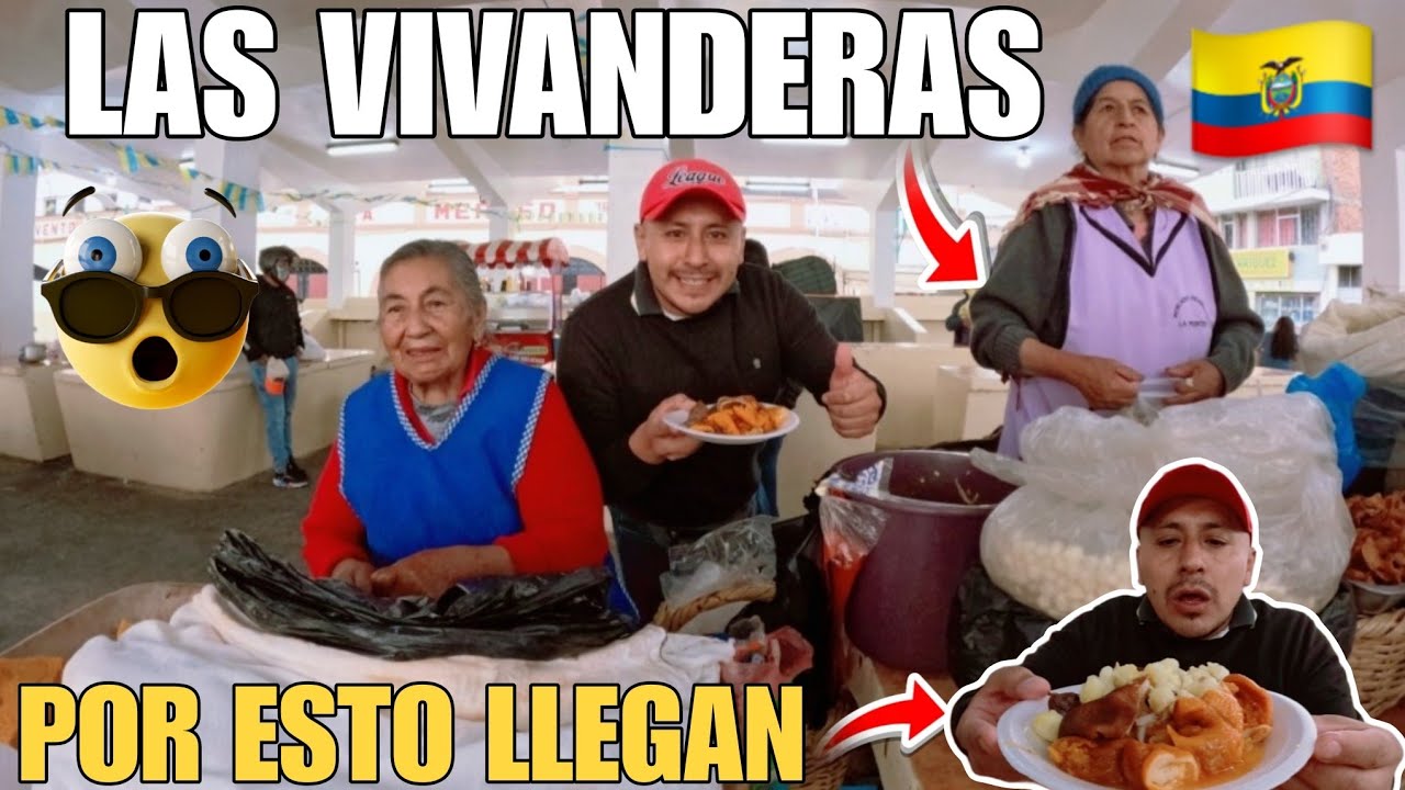 Probando COMIDAS de las VIVANDERAS en ECUADOR 🇪🇨 (Mercado Latacunga) : Ferchito Aventura