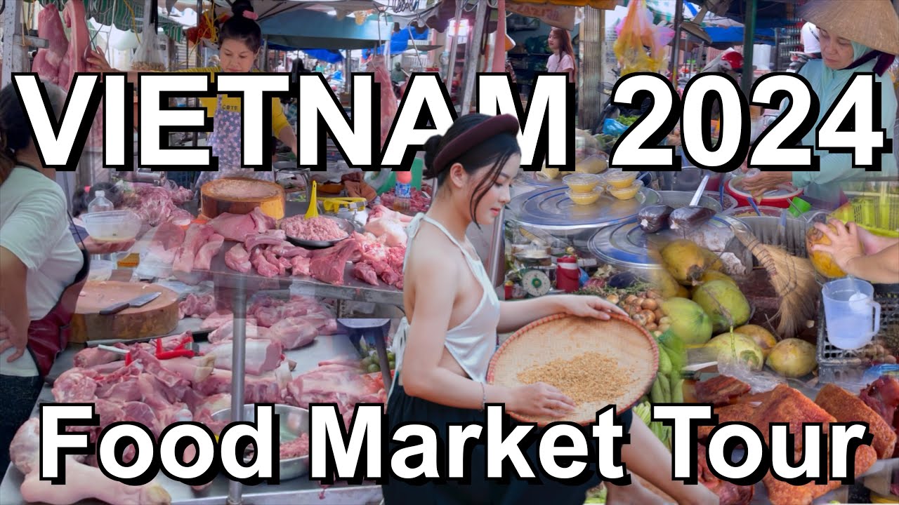 Best Vietnam Food Market Tour (District 3, Ho Chi Minh CIty) 🇻🇳 Fruit,meat,fish,seafood