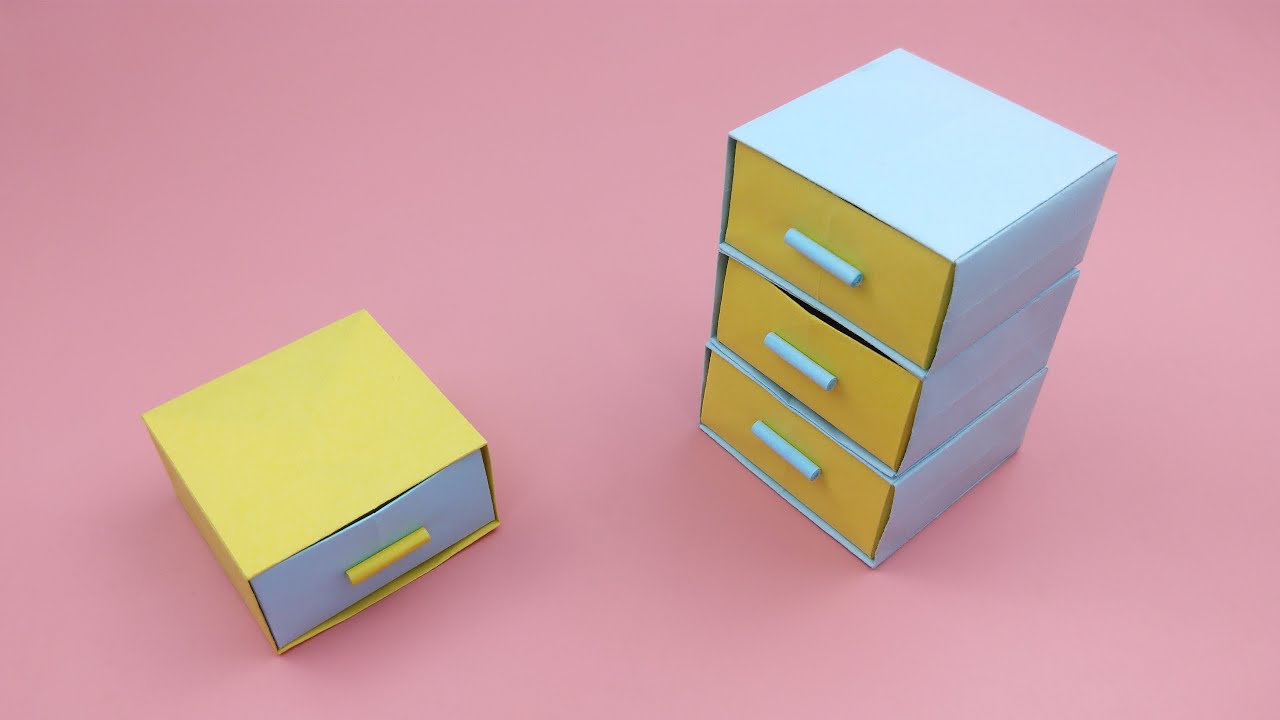 Origami drawer box | 摺紙：抽屜收納盒