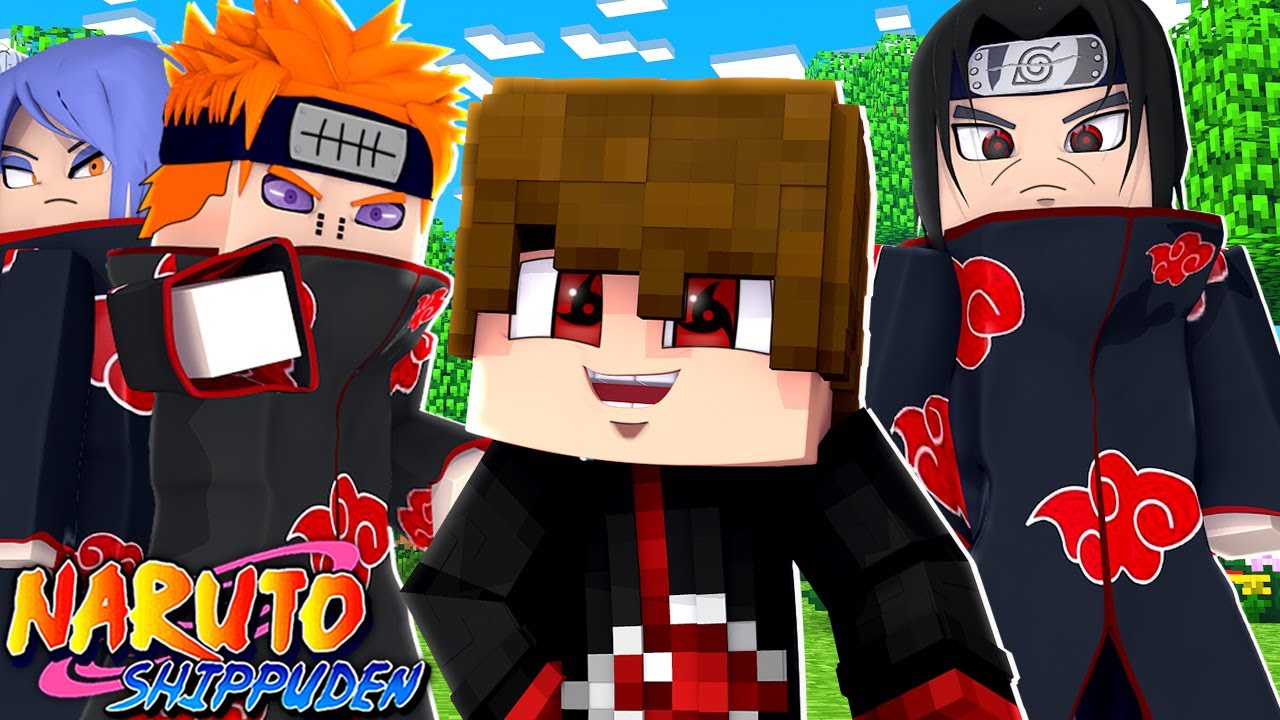 Minecraft - Who's Your Family? O filho de ITACHI UCHIHA foi ADOTADO POR PAIN ( NAGATO ) AKATSUKI !