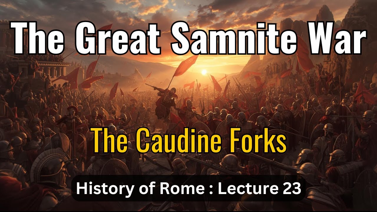 The Second Samnite War and the Caudine Forks  – Lecture 23 (History of Rome)
