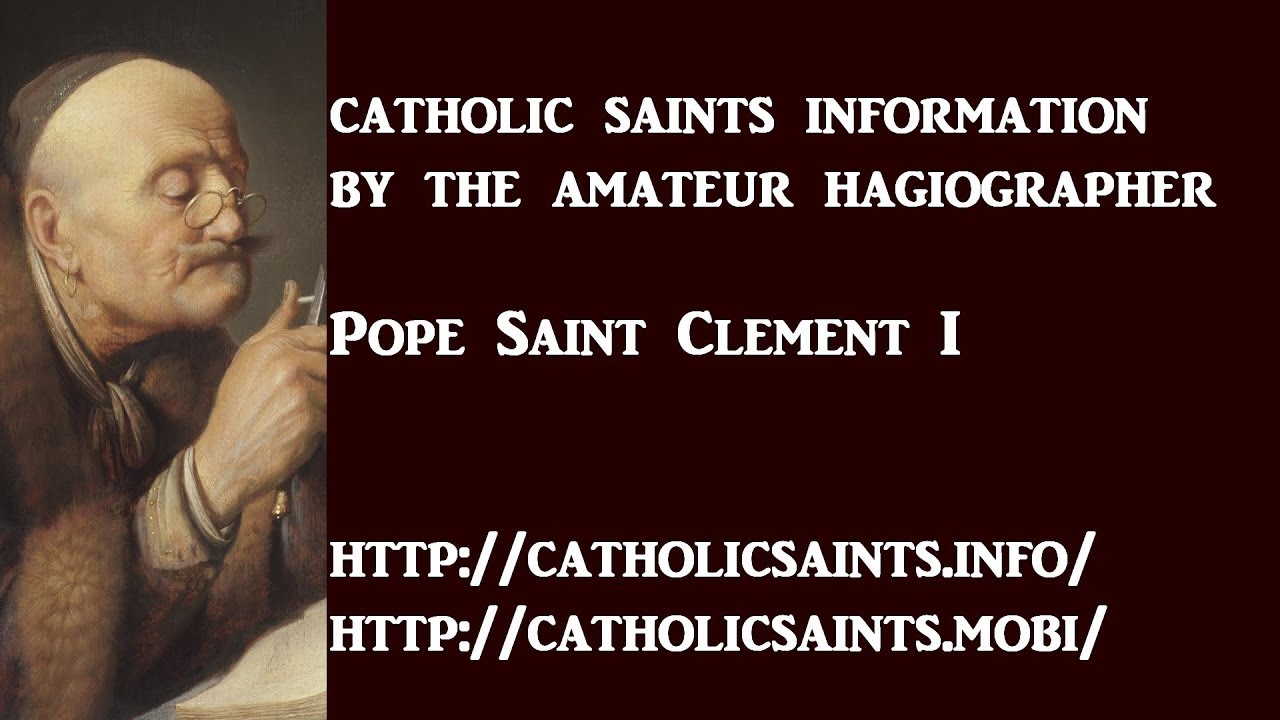 Catholic Saints Information - Pope Saint Clement I