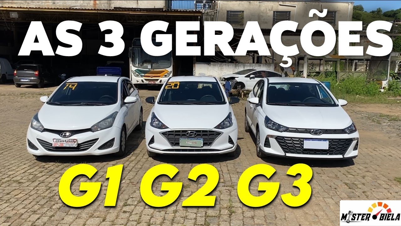 Qual melhor Hyundai HB20? ...Confira as 3 gerações!