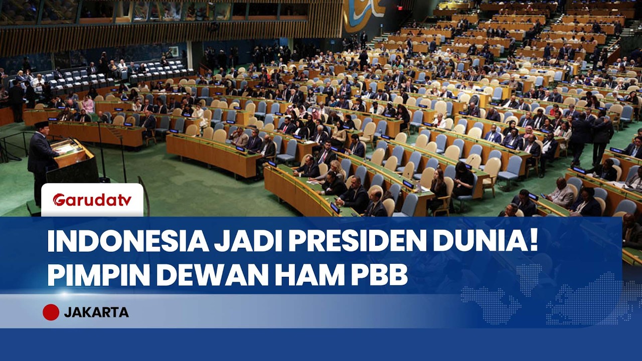 Indonesia Cetak Sejarah! Resmi Jadi Presiden Dewan HAM PBB & Pimpin Sidang di Jenewa