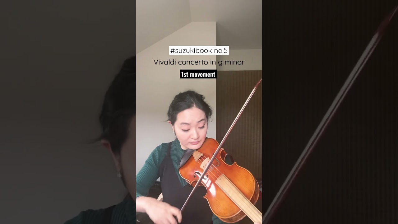 This piece is in the Suzuki book? 🧐 #shorts #vivaldi #violin