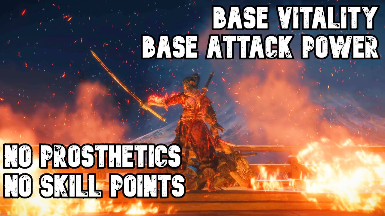 Can you beat Sekiro without Upgrading ANYTHING?