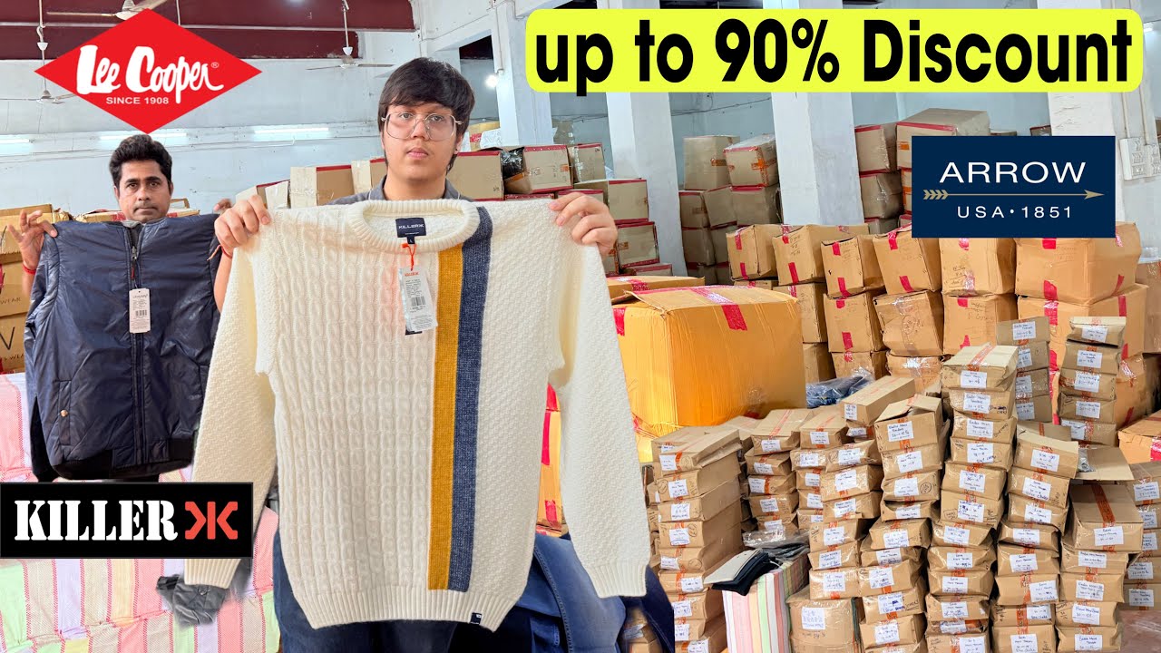 Biggest Warehouse in Kolkata | Original Branded Garments |Up to 90% Discount