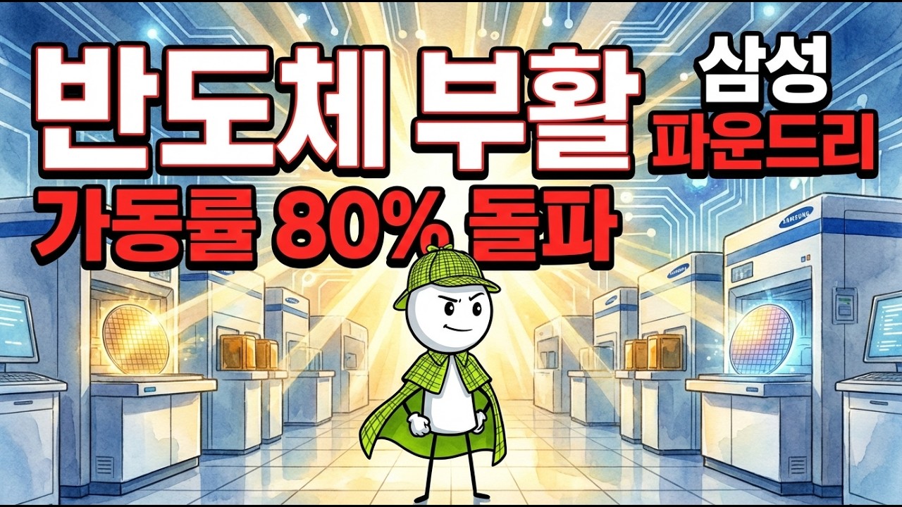 삼성 파운드리 가동률 80% 돌파…적자 수조원 회사에 무슨 일이 생긴 겁니까