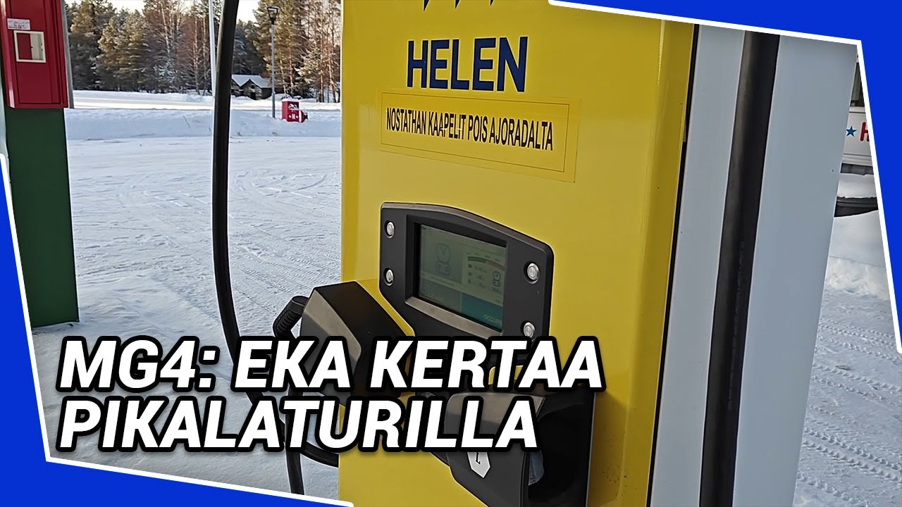 MG4: eka kertaa pikalaturilla