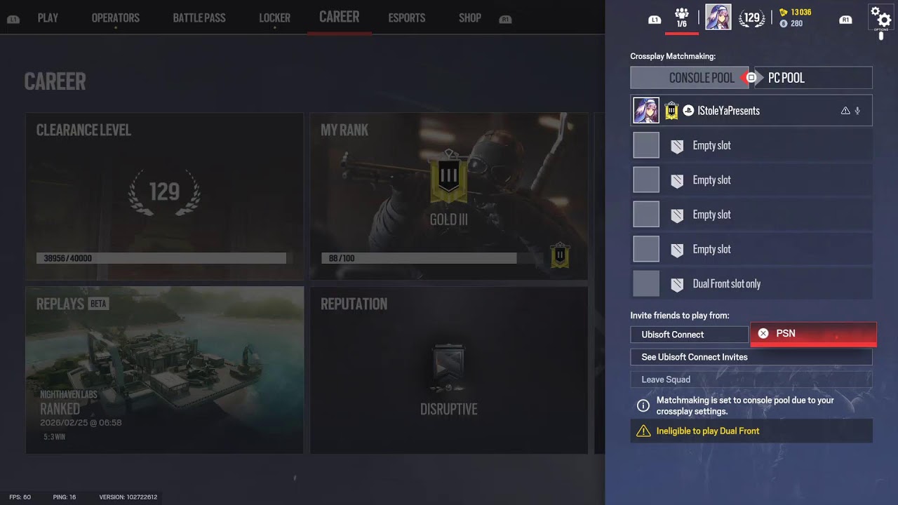 Rainbow 6 Siege Ranked