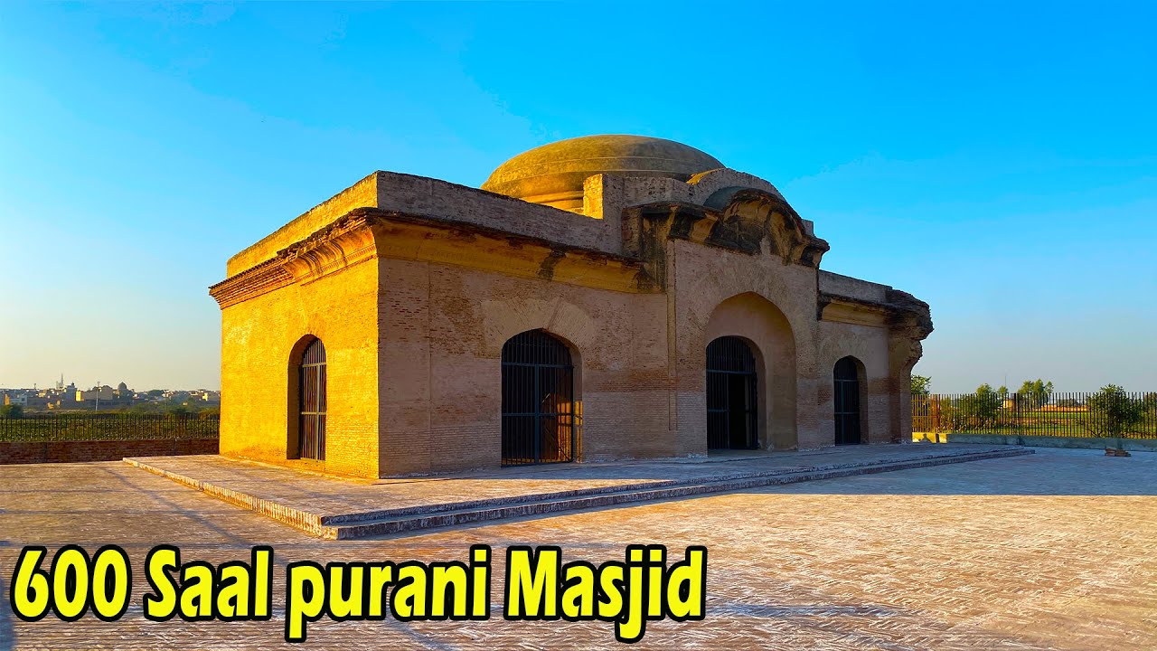 600 Saal purani Masjid | ancient heritage in pakistan | Eminabad | village life pakistan
