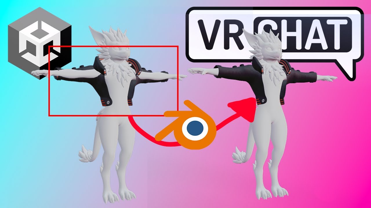 Как подогнать одежду для VRChat/Unity в Blender