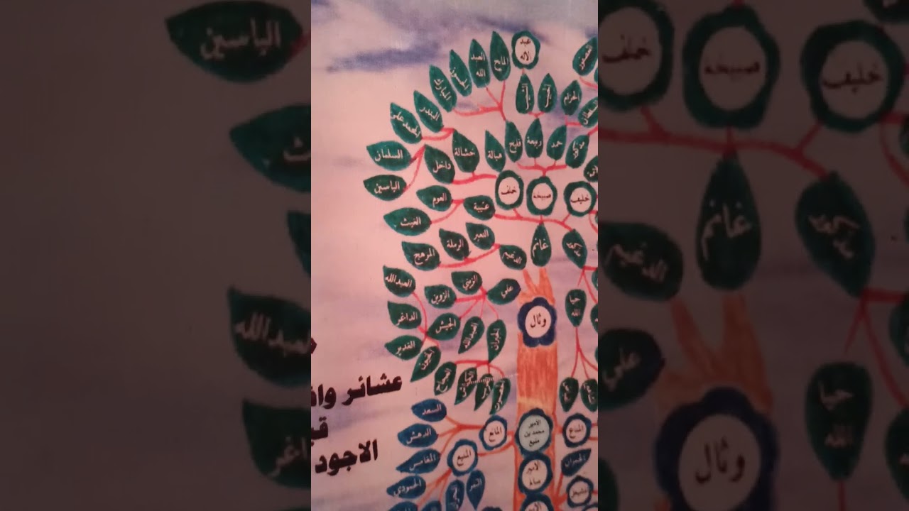 أمير قبيلة الاجود عبدالاله ذياب بن صبيخه ال وثال يتحدث عن مشجرات عشائر قبيلة الاجود