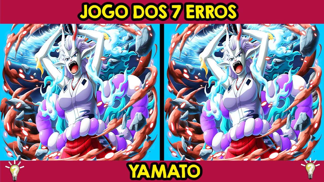 JOGO DOS 7 ERROS YAMATO ! ENCONTRE OS SETE ERROS NAS IMAGENS DE ONE PIECE (PARTE 3)
