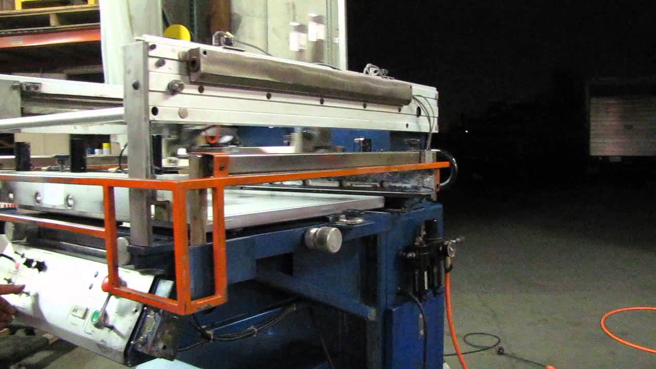 M&R Saturn 1526 Screen Printer Printing Machine Flatbed Graphic Press