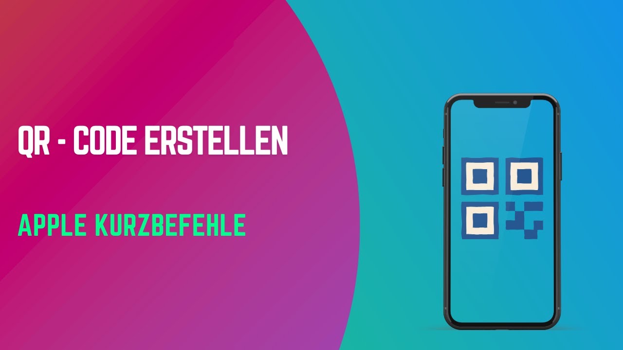 QR Code unter IOS mit Apple Kurzbefehle erstellen (ohne extra App)