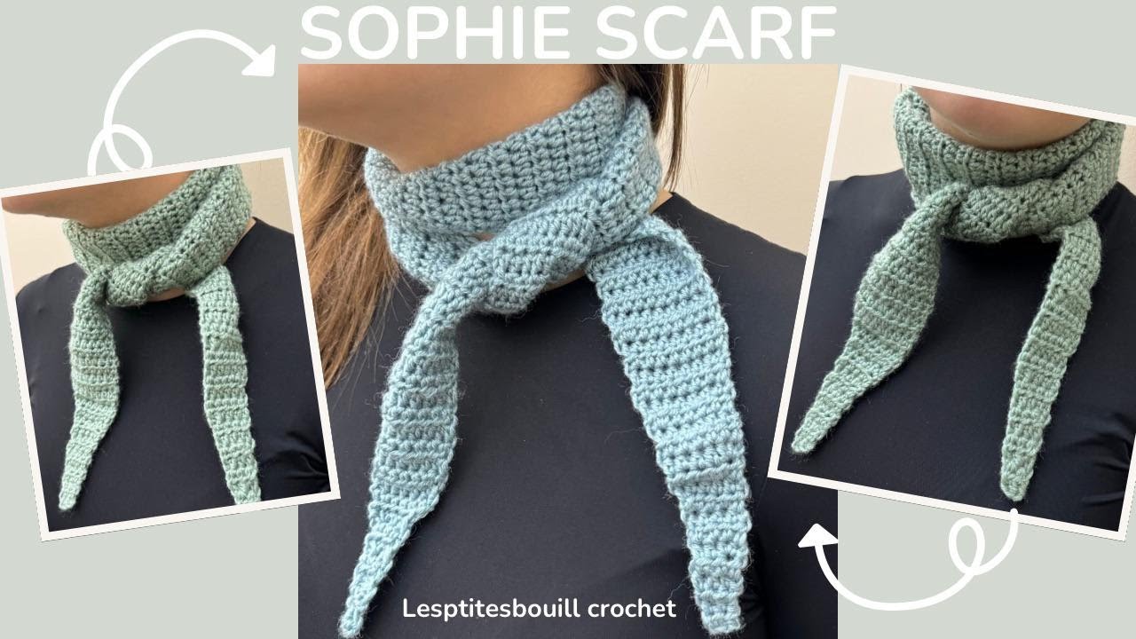 Comment faire une SOPHIE SCARF au CROCHET #loupassion #crochetdebutant #crochetfacile #crocheting