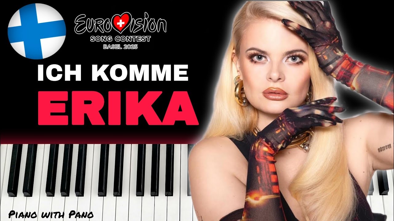 Erika Vikman - Ich Komme | Finland 🇫🇮 | Piano Cover | Eurovision 2025