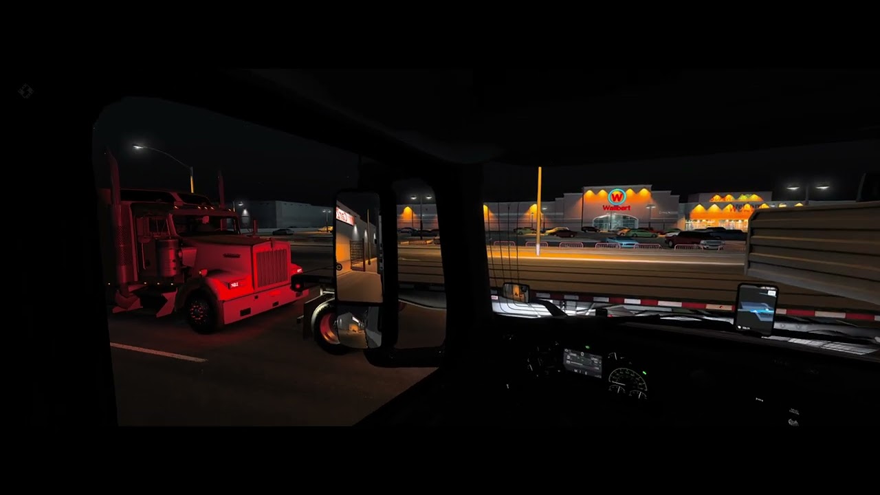 ASMR Relaxing Drive, Cozy, For Sleep - American Truck Simulator 2025 01 25 18 03 17