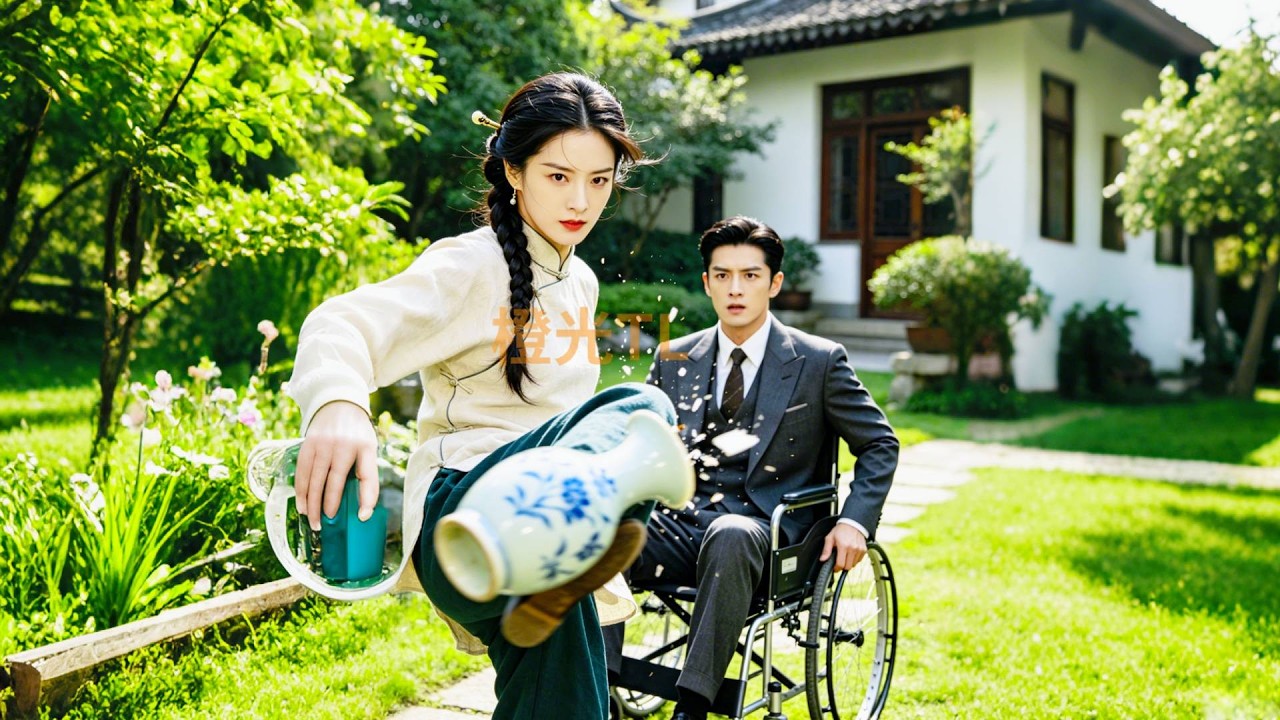 剛嫁過來的農村妻子一腳接住花盆救下殘疾的總裁老公，原本嫌棄她的總裁瞬間心動，化身護妻狂魔寵她上天！#短劇 #甜寵 #瑪麗蘇 #總裁灰姑娘