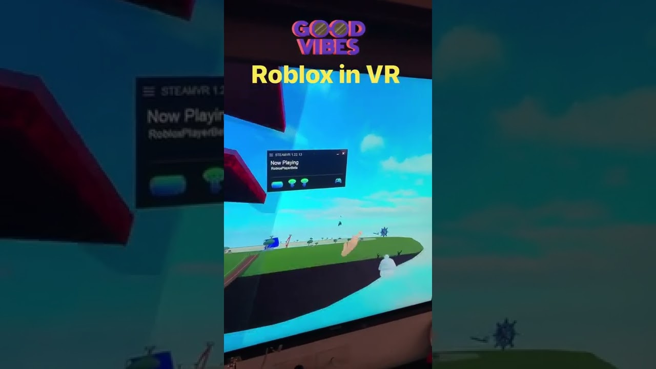 Roblox VR hand on Oculus Quest