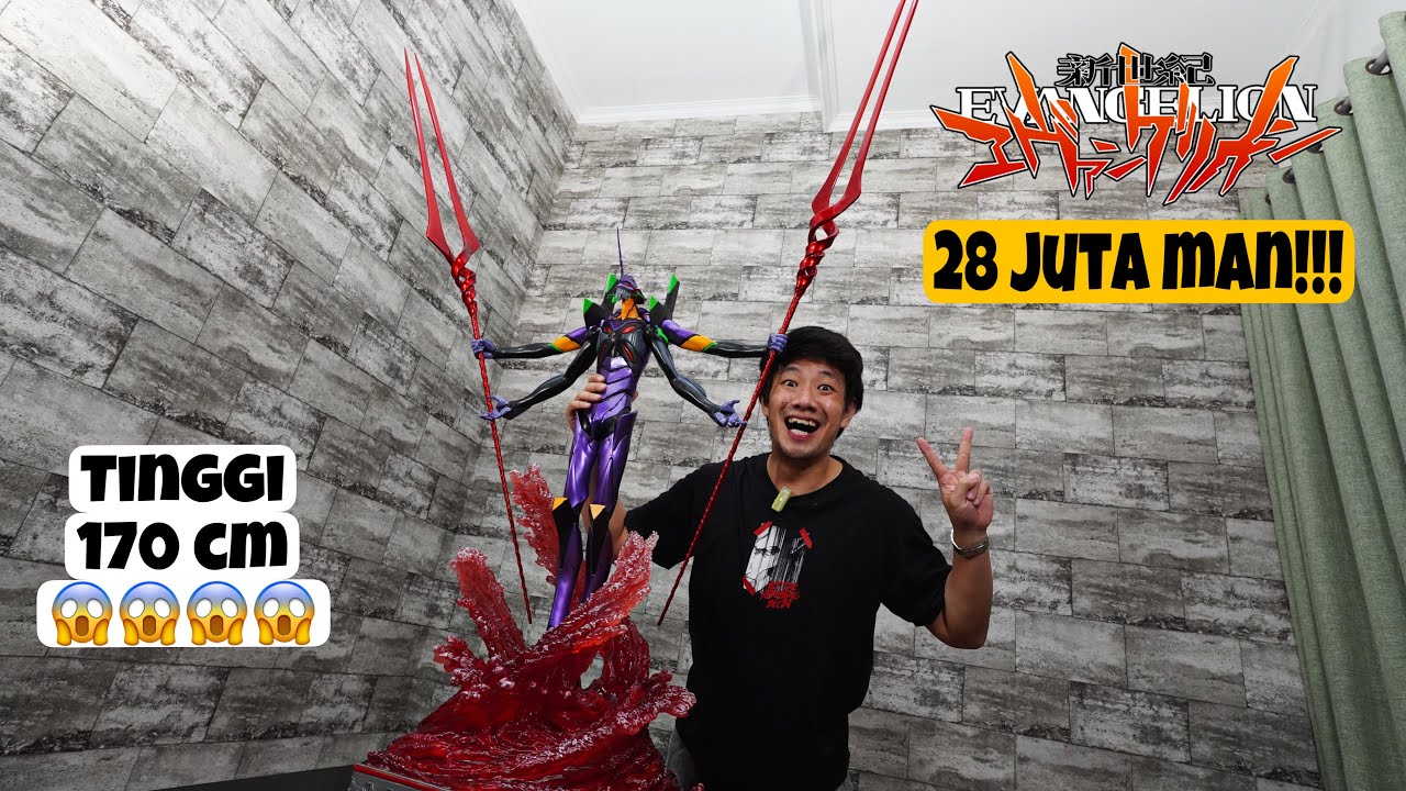 28 JUTA UNTUK MAINAN 170 CM!!! MURAH SIH YAH!!! HOBI COWO ITU MAHAL MEMANG!!! PRIME 1 EVANGELION 13