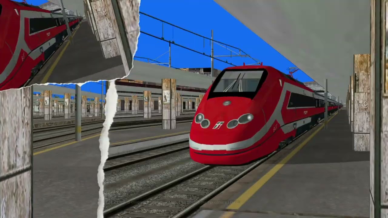 Partenze dei treni dalla stazione di Torino Porta Nuova su Open Rails