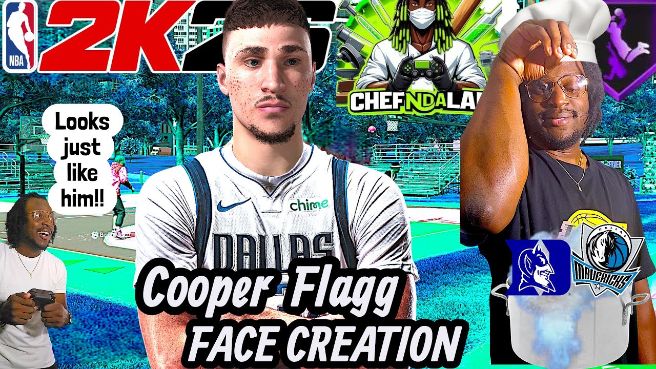 Самое реалистичное создание лица Купера Флэгга в NBA 2k26 (издание Chef's Edition) 💪🏾🔥🔥