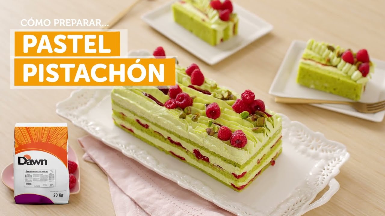 Receta Pastel de Pistachón