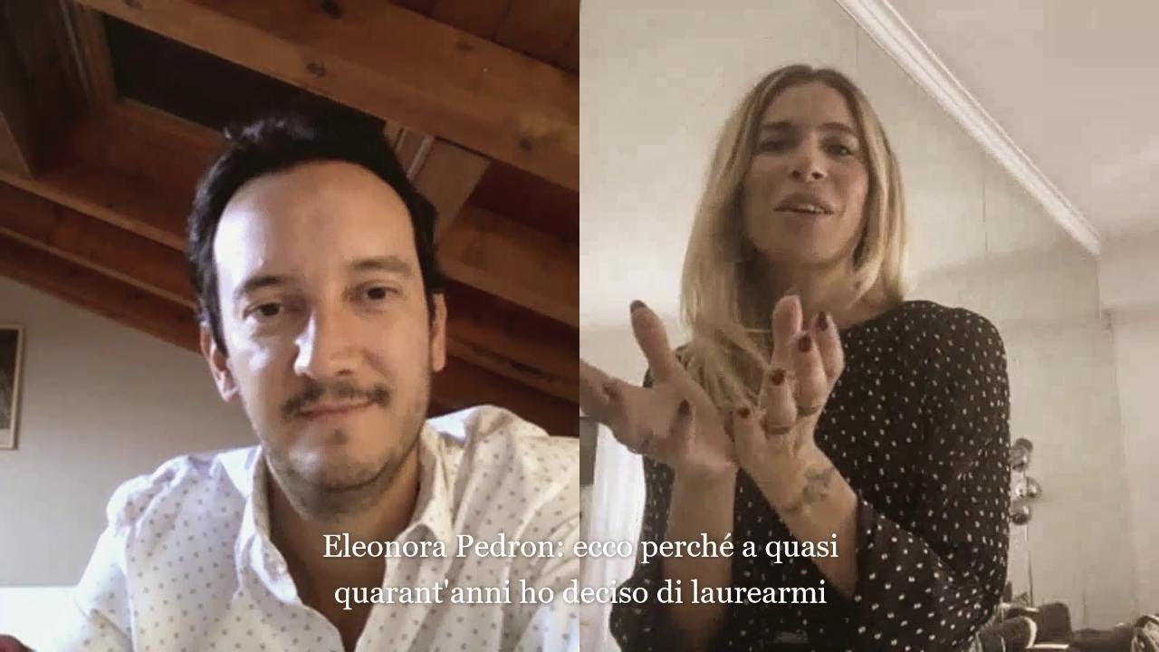 Eleonora Pedron: ecco perché a quasi quarant'anni ho deciso di laurearmi