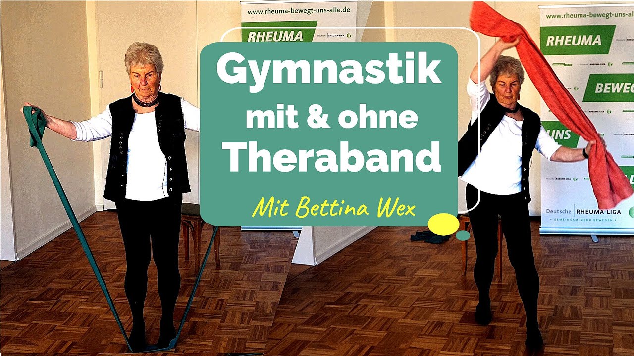 Gymnastik Übungen mit und ohne Theraband