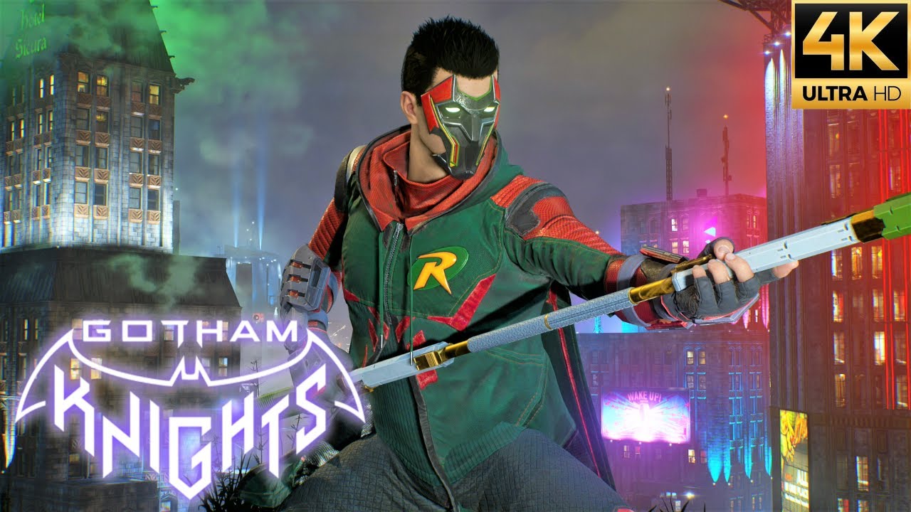 Gotham Knights - Robin Promethium New Guard Suit Free Roam Gameplay (4K)