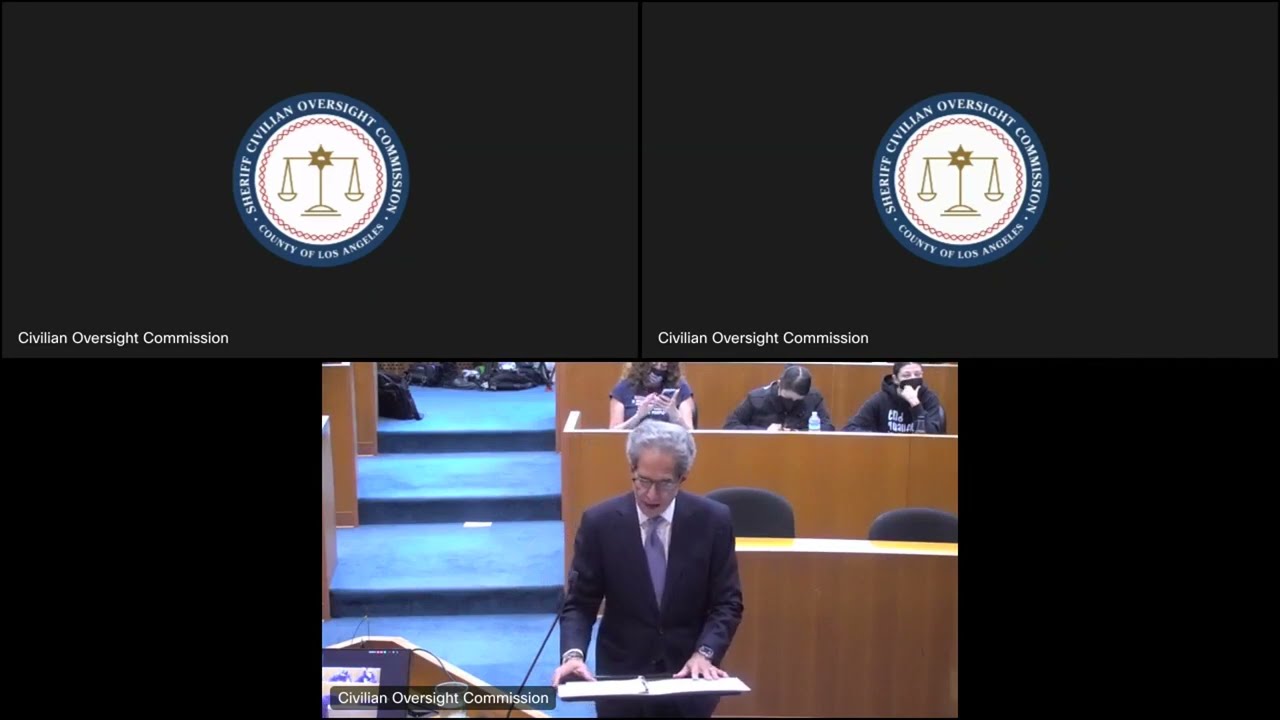 Special Hearing on Deputy Gangs within the Los Angeles County Sheriff’s Department -  March 3, 2023