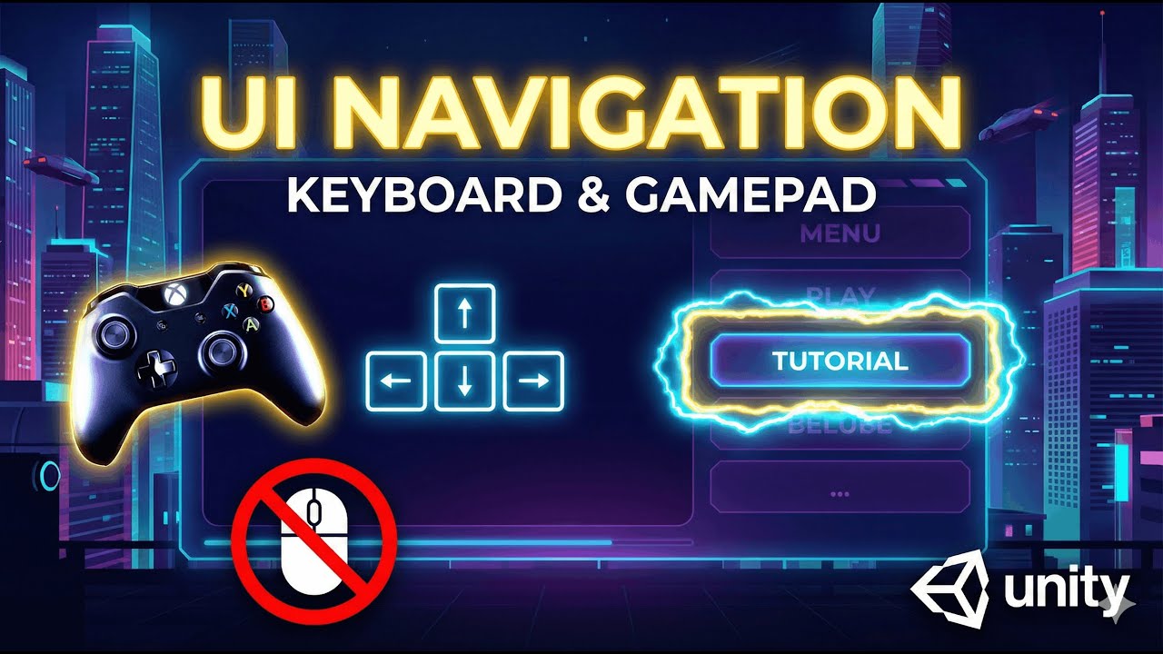 How to Navigate Unity UI with Gamepad & Keyboard (New Input System)