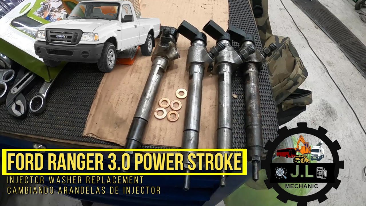Ford Ranger 3.0 Cambiando Sellos (Arandelas) de Inyector / Injector Washer Replacement