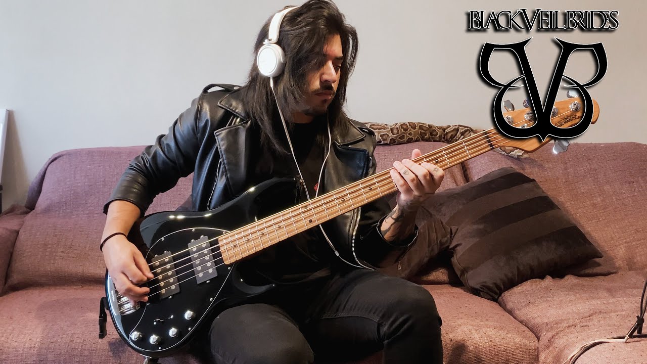 Black Veil Brides - Rebel Love Song (Bass cover)