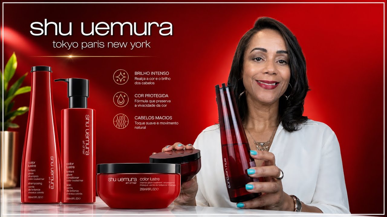 Shu Uemura Color Lustre/ Tratamento e nutrição potente para cabelos coloridos
