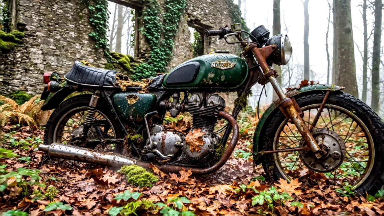 Norton Commando 850 1968 From Rust to Brand New| Full Restoration