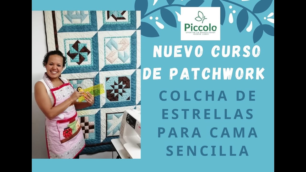 Presentacion Curso de Estrellas en Patchwork con Piccolo