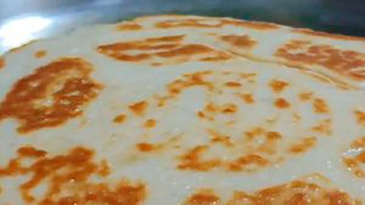 发面饼外皮焦香酥脆里面暄软多层还有滋有味！#霍霍面粉 #发面千层饼#好吃易消化