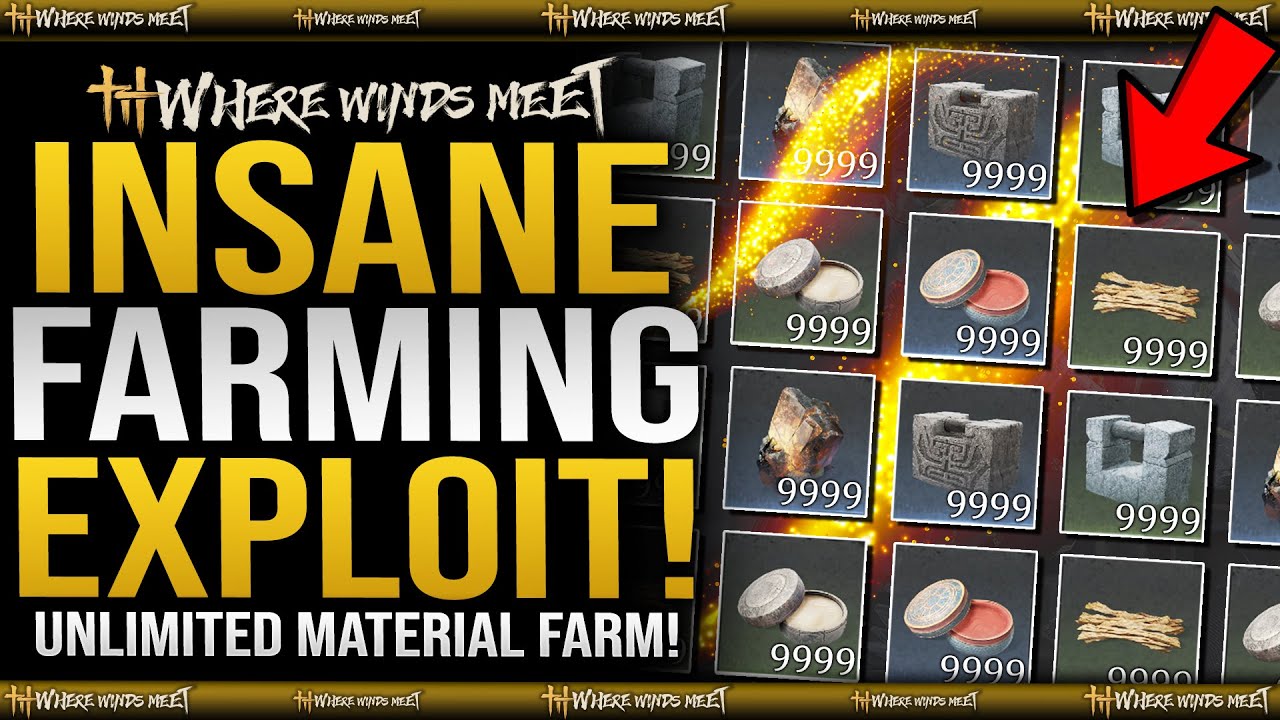 INSANE FARMING EXPLOIT - UNLIMITED MATERIALS & MORE in Where Winds Meet - Infinite Weapon Upgrades