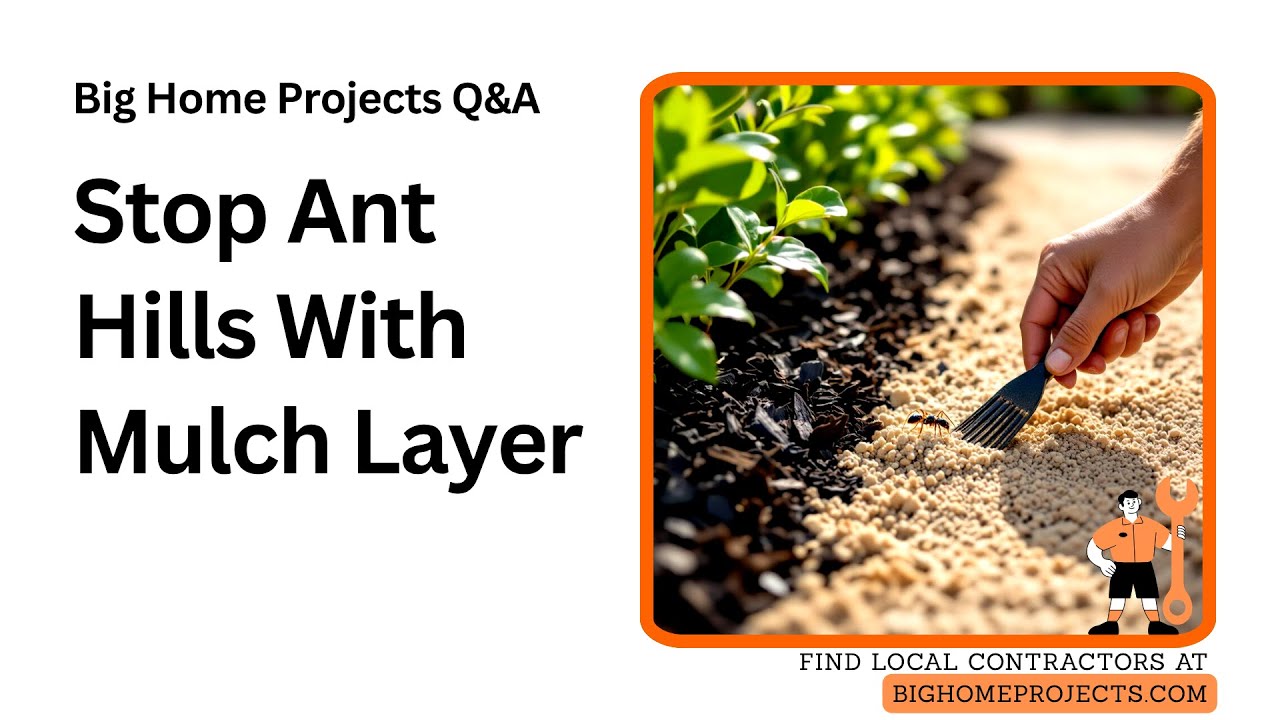 Mulch Layer Tunnel Disruption Ant Prevention Methods