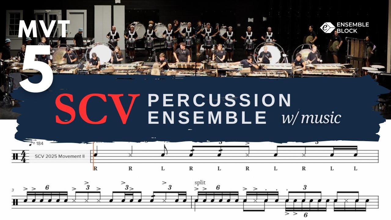 SCV 2025 Percussion: Mvt 5 w/ Snare Score
