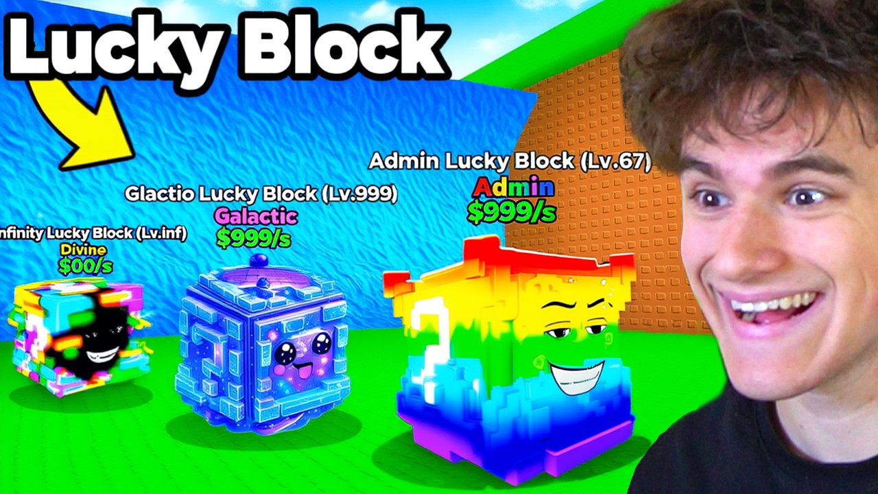 Da NABBO a PRO con SOLO LUCKY BLOCK su SALVA I BRAINROT dallo TSUNAMI! 🌊