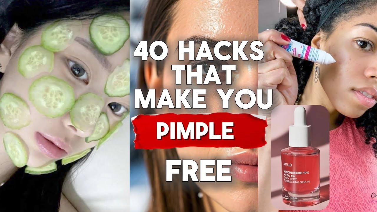 40 Proven Hacks for pimple free Skin:Dermatologists Wish You Knew🛀🏻⭐