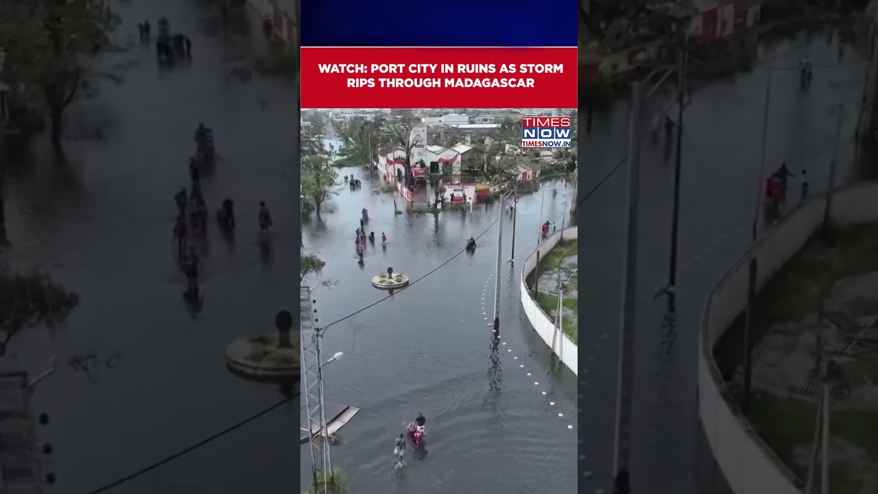 Tropical Cyclone Gezani Hits Madagascar and Crushes Houses, Death Toll Rises To 31 #shorts